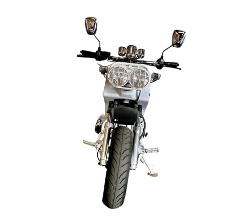 50cc Stretched Scooter Automatic Transmission Wide 205/30-12 Rear Tire Street Legal Moped W17448