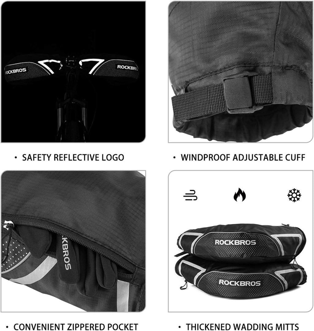 Winter Cycling Handlebar Mittens V17057