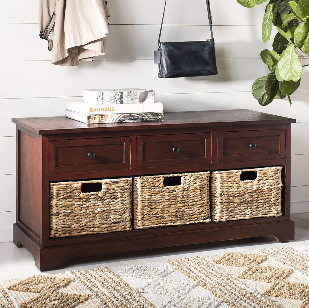 Red 3-Drawer Storage Unit T1599