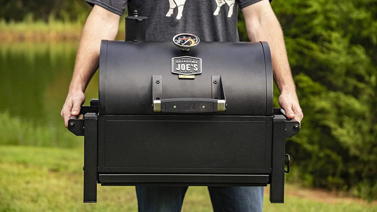 Black Portable Charcoal Grill A391