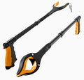 2 Pack Long 32 Inch Foldable Reacher Grabber Tool with Magnetic Tip (Pink) G57632
