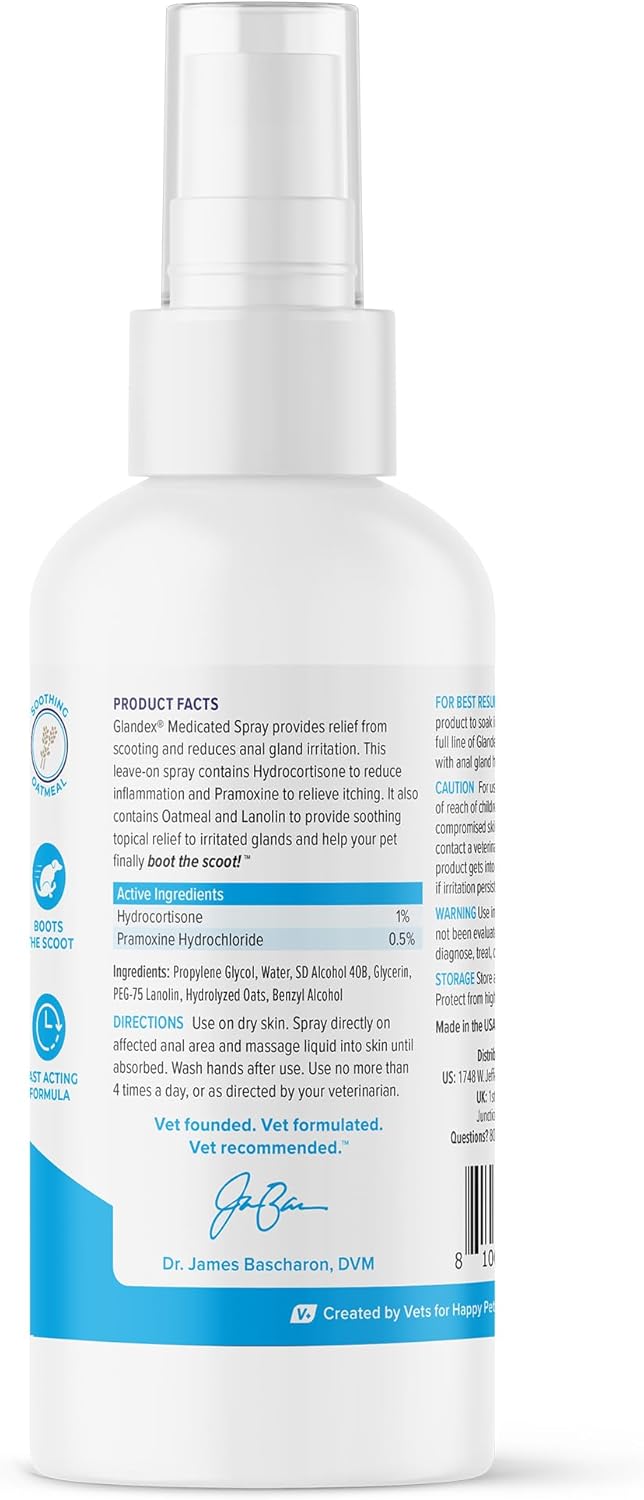 Medicated Dog Anal Gland Spray (4oz) W516