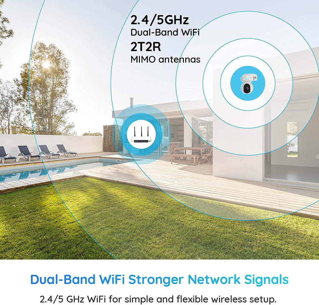 5MP HD PTZ WiFi Security Camera P317