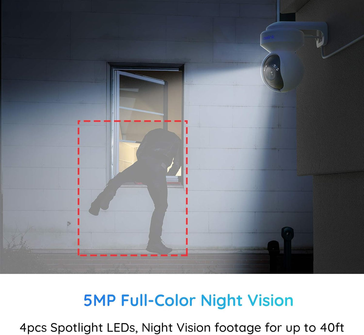 5MP HD PTZ WiFi Security Camera P317