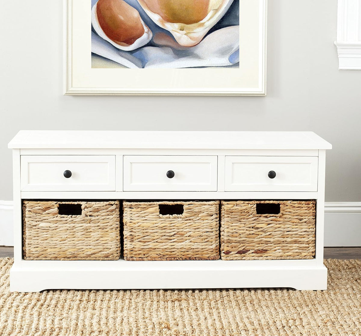 Red 3-Drawer Storage Unit T1599