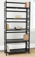Black 5-Shelf Bookcase W590043