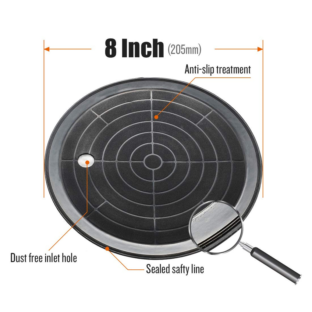 8 Glass Suction Cup with Metal Handle C192211