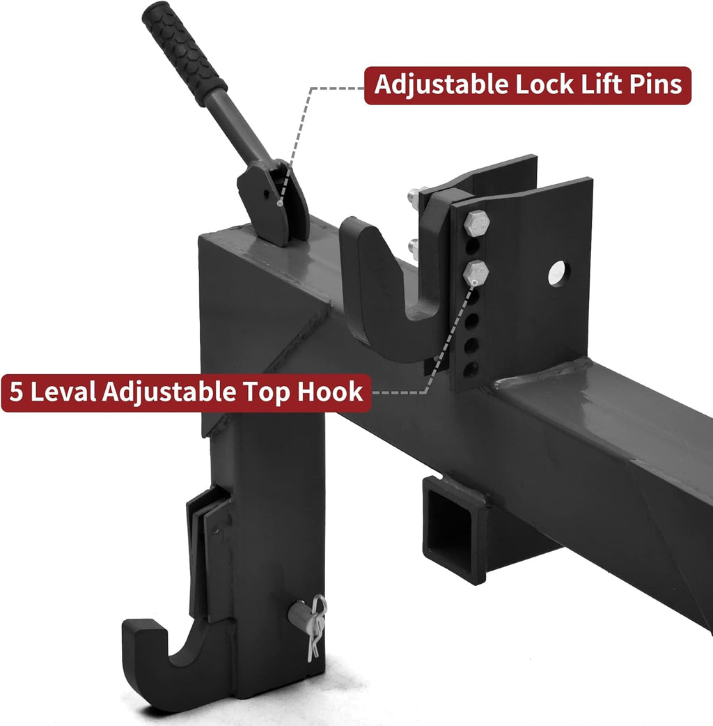 3 Point Quick Hitch with 2" Receiver Hitch Adaptation O658