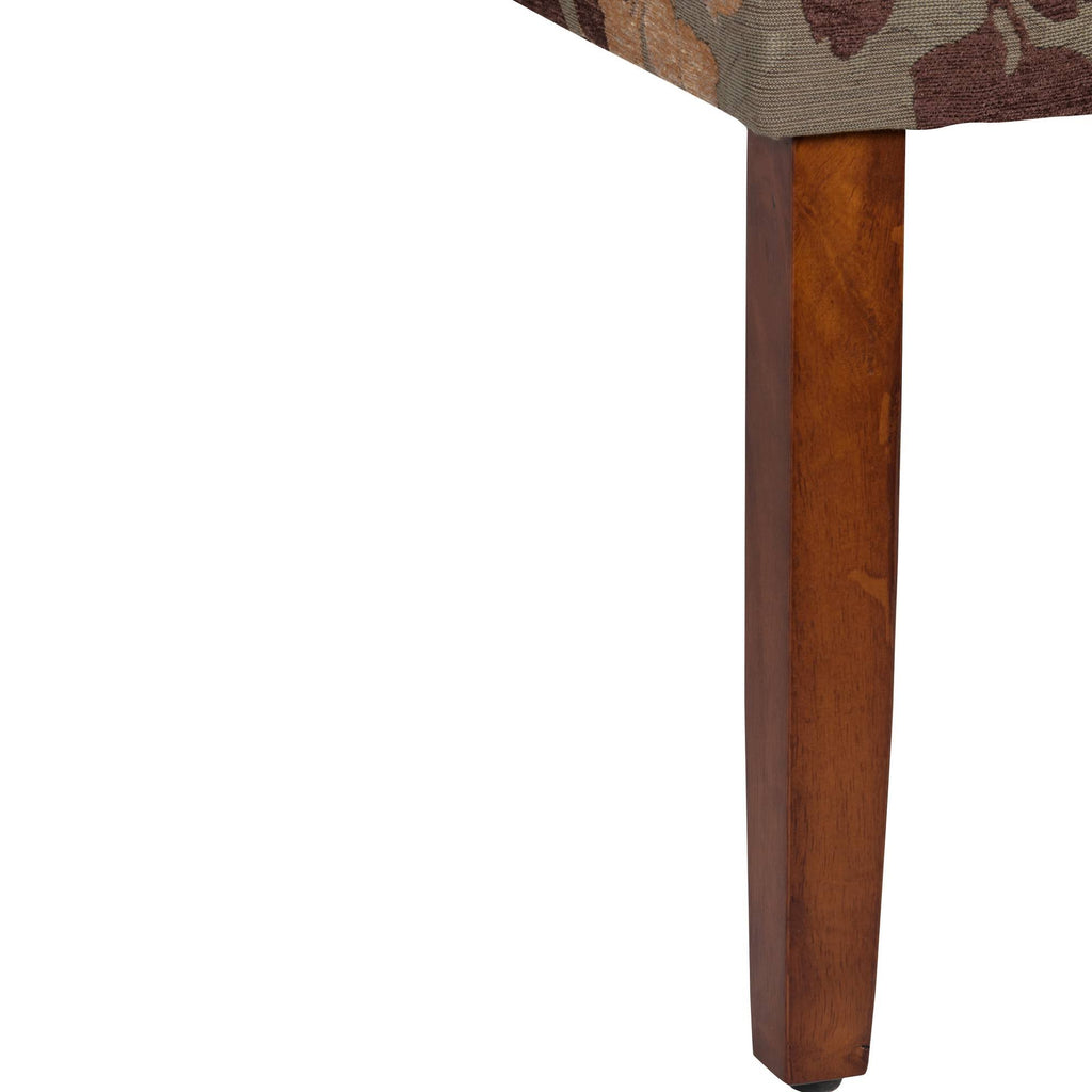 Brown Tan Parsons Dining Chair I6646