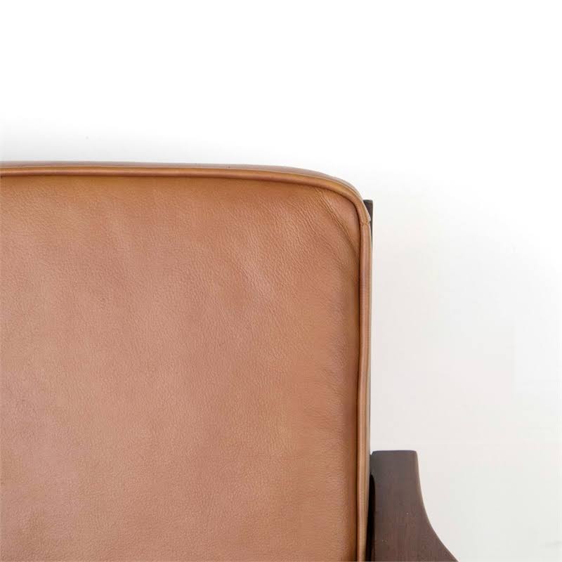 Leon Cognac Tan Leather Accent Chair H77288
