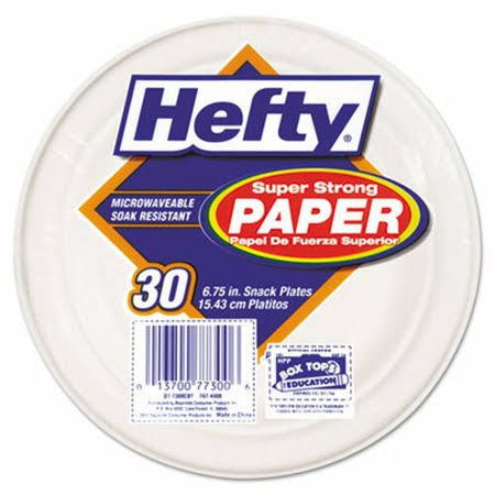 Paper Dinnerware 6 3 4 Plate Bagasse 30 /pack L8796