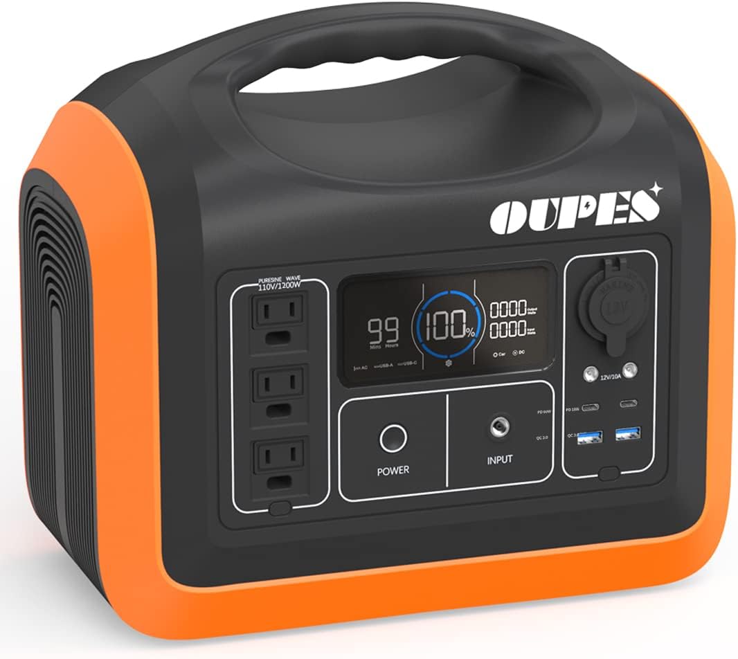 Portable Power Station LiFePO4 Battery with 2 X100W Solar Panel M941840