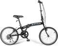 20'' Folding Bike, 7 Speed Shimano Gears, Lightweight Iron Frame J221