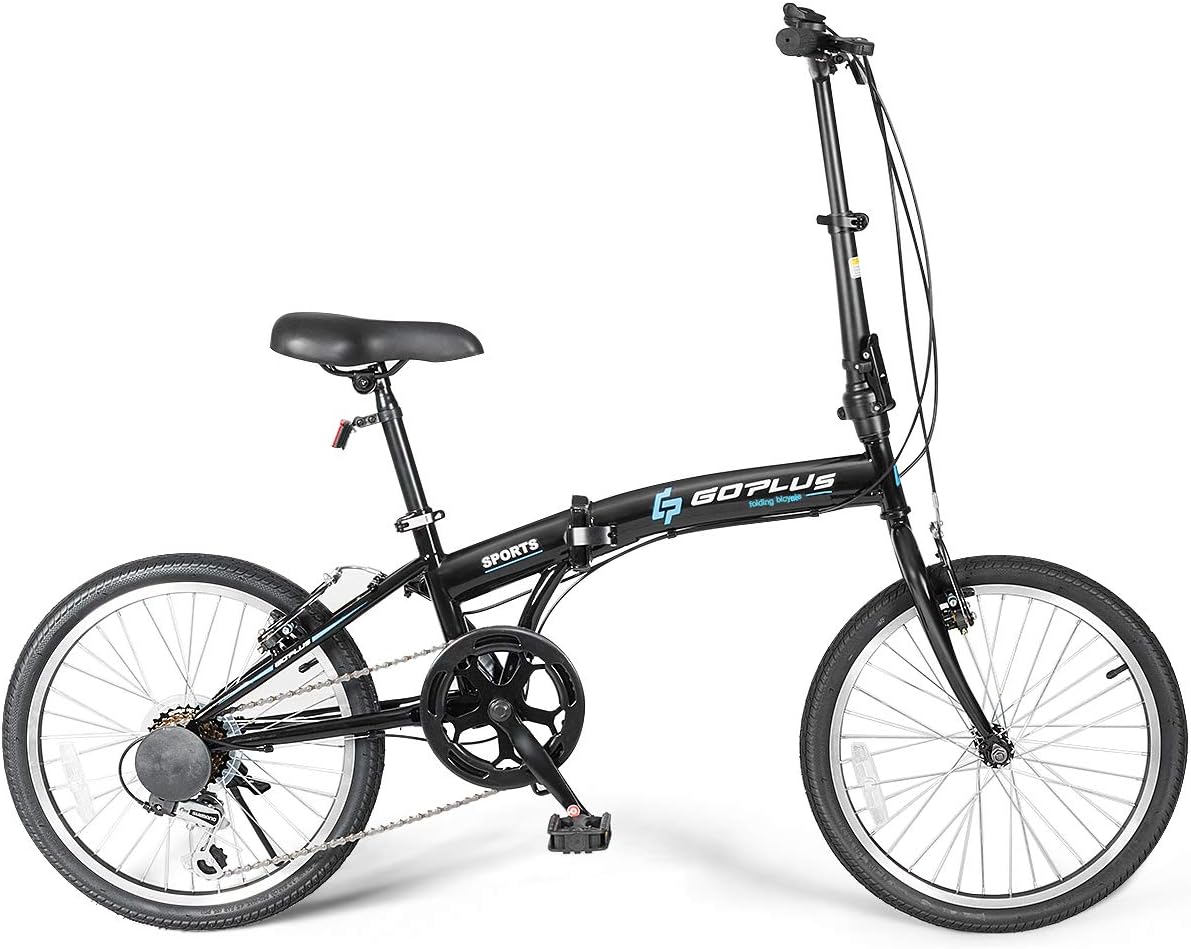 20'' Folding Bike, 7 Speed Shimano Gears, Lightweight Iron Frame J221
