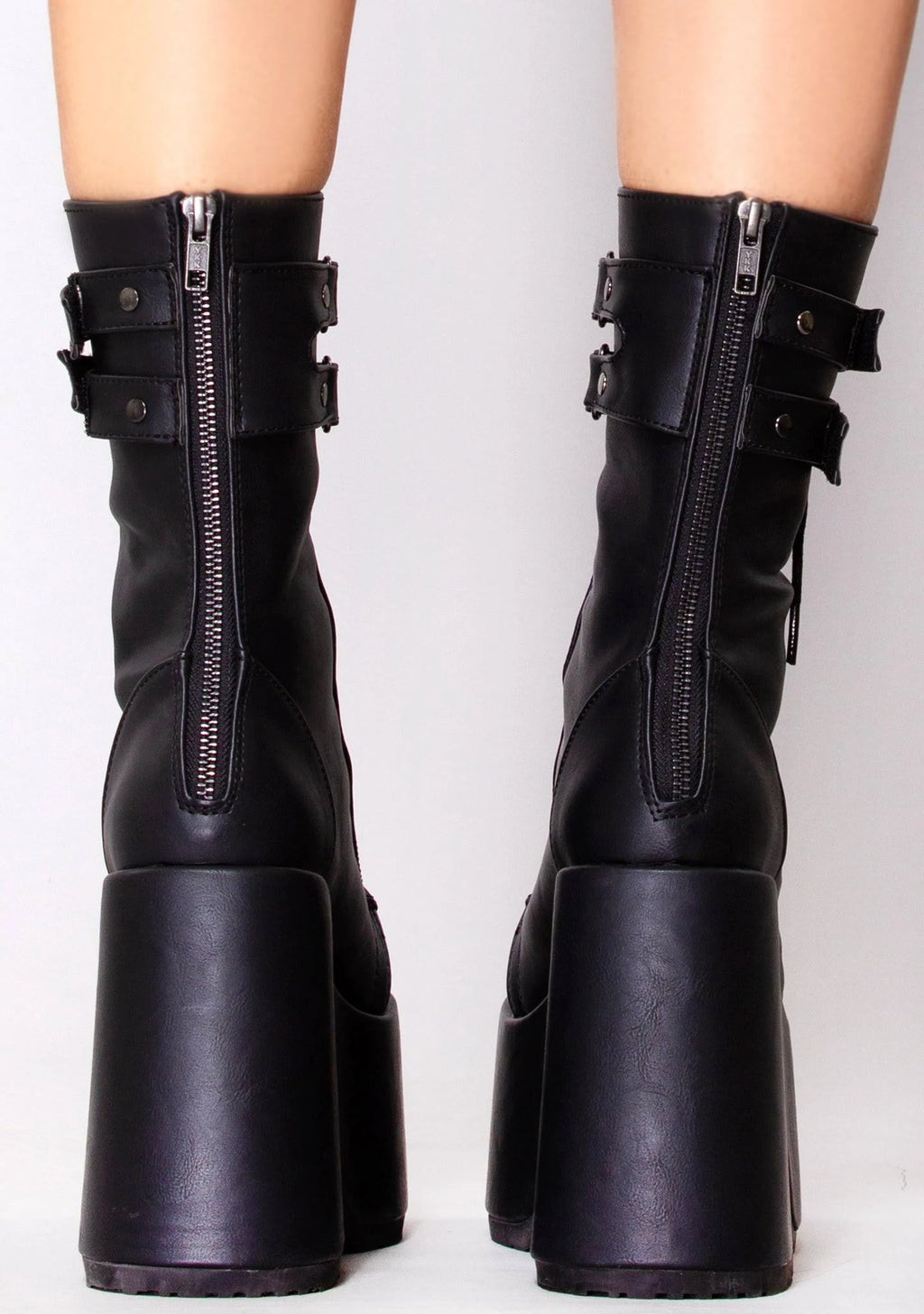 Black Vegan Leather Shoes C394