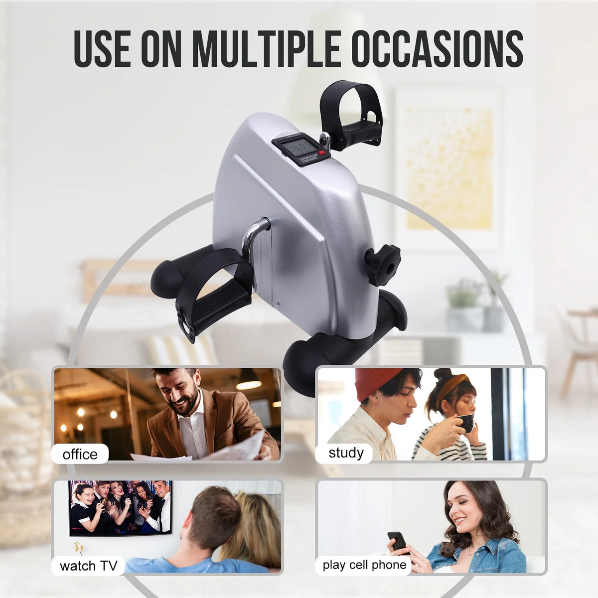 Mini Exercise Bike with LCD Screen D609712