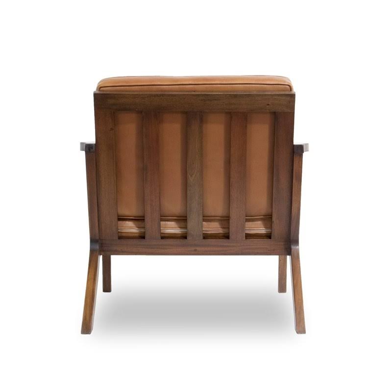 Leon Cognac Tan Leather Accent Chair H77288