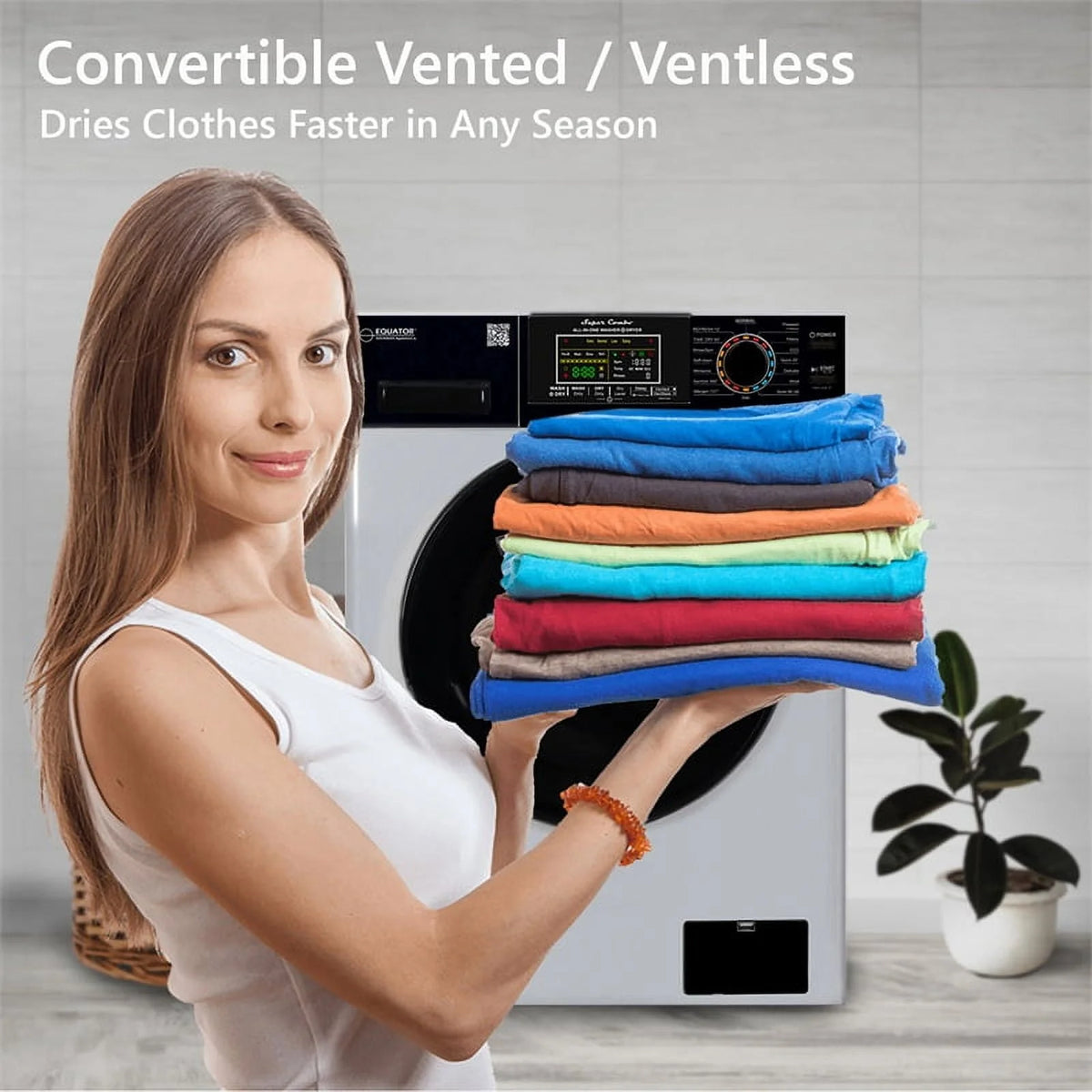110V 18 lbs Combo Washer Dryer B521