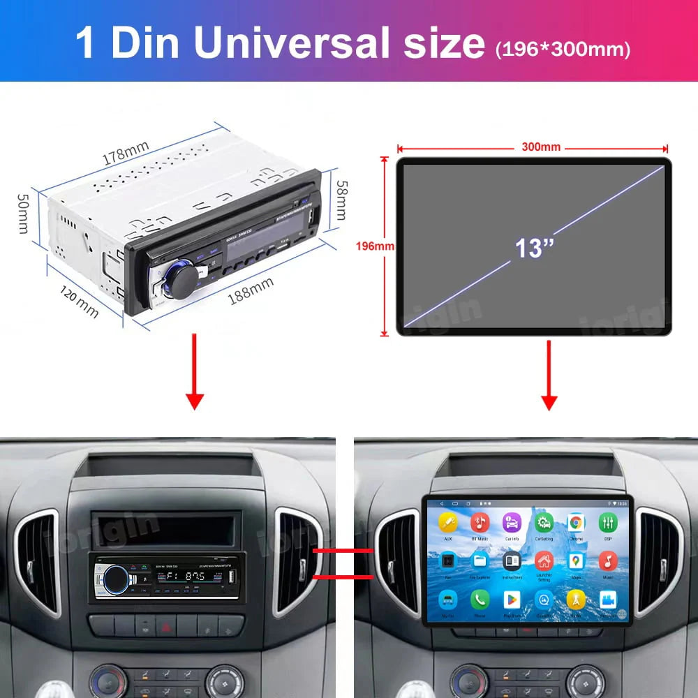 13.3 Inch Android 12 Touch Screen Car Stereo I86050