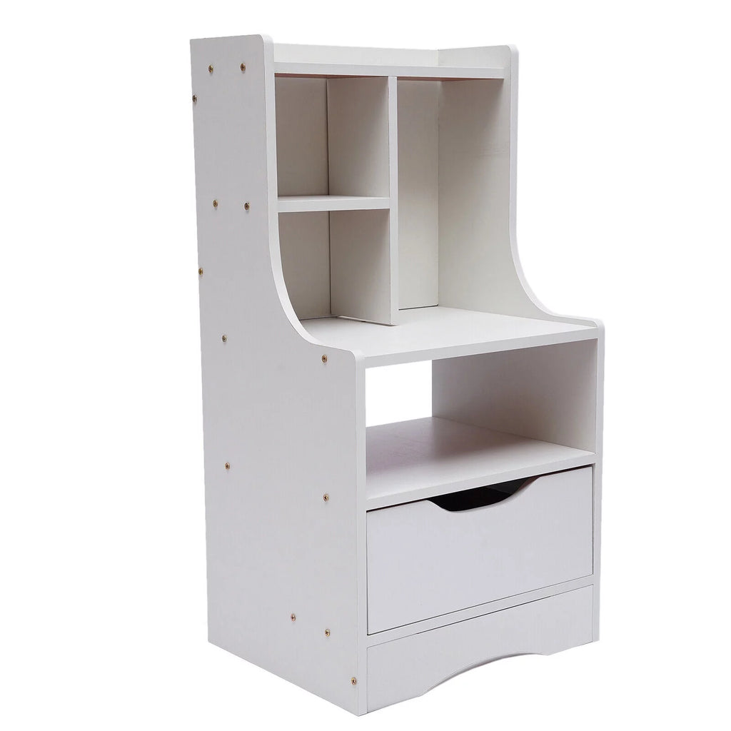 Wooden Nightstand with Drawer I975