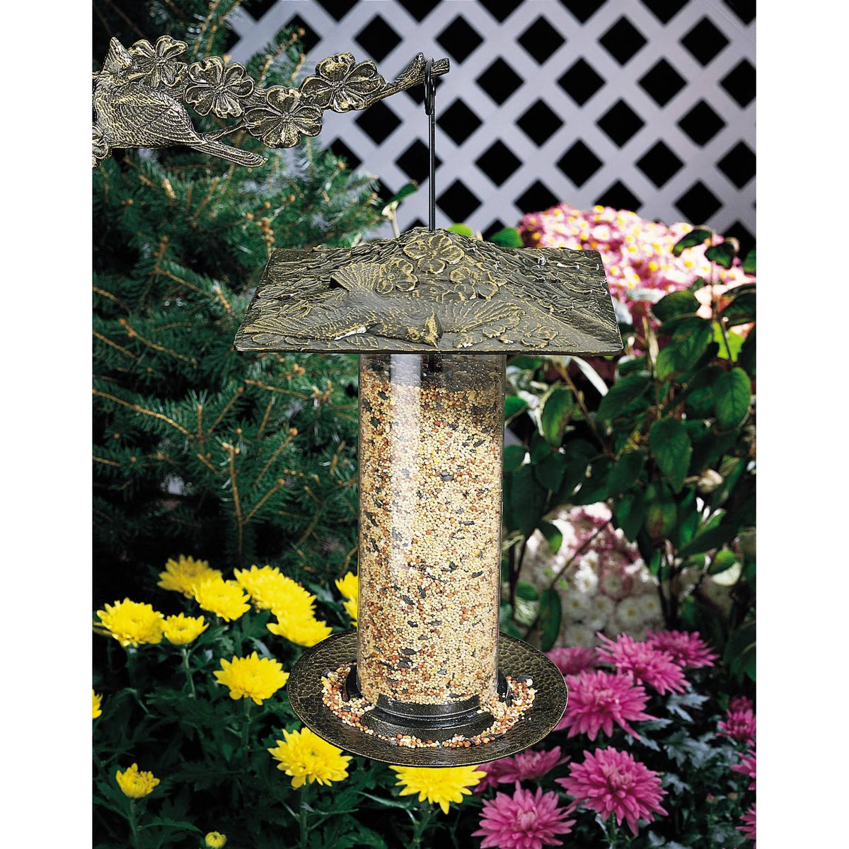 French Bronze Tube Feeder D747