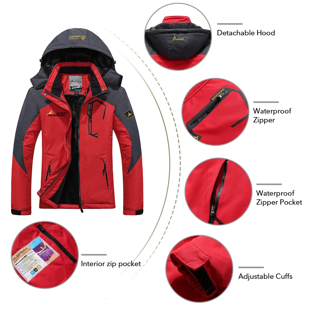 Waterproof Shell Ski Jacket Q2715