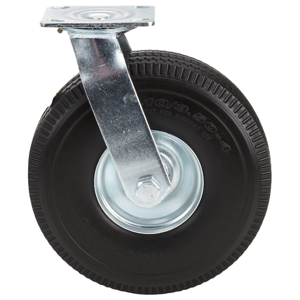10in. Swivel Flat-Free Solid Polyurethane Caster E831