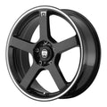 16 inch 5x108/114.3 Black Machined Wheel Rim O590