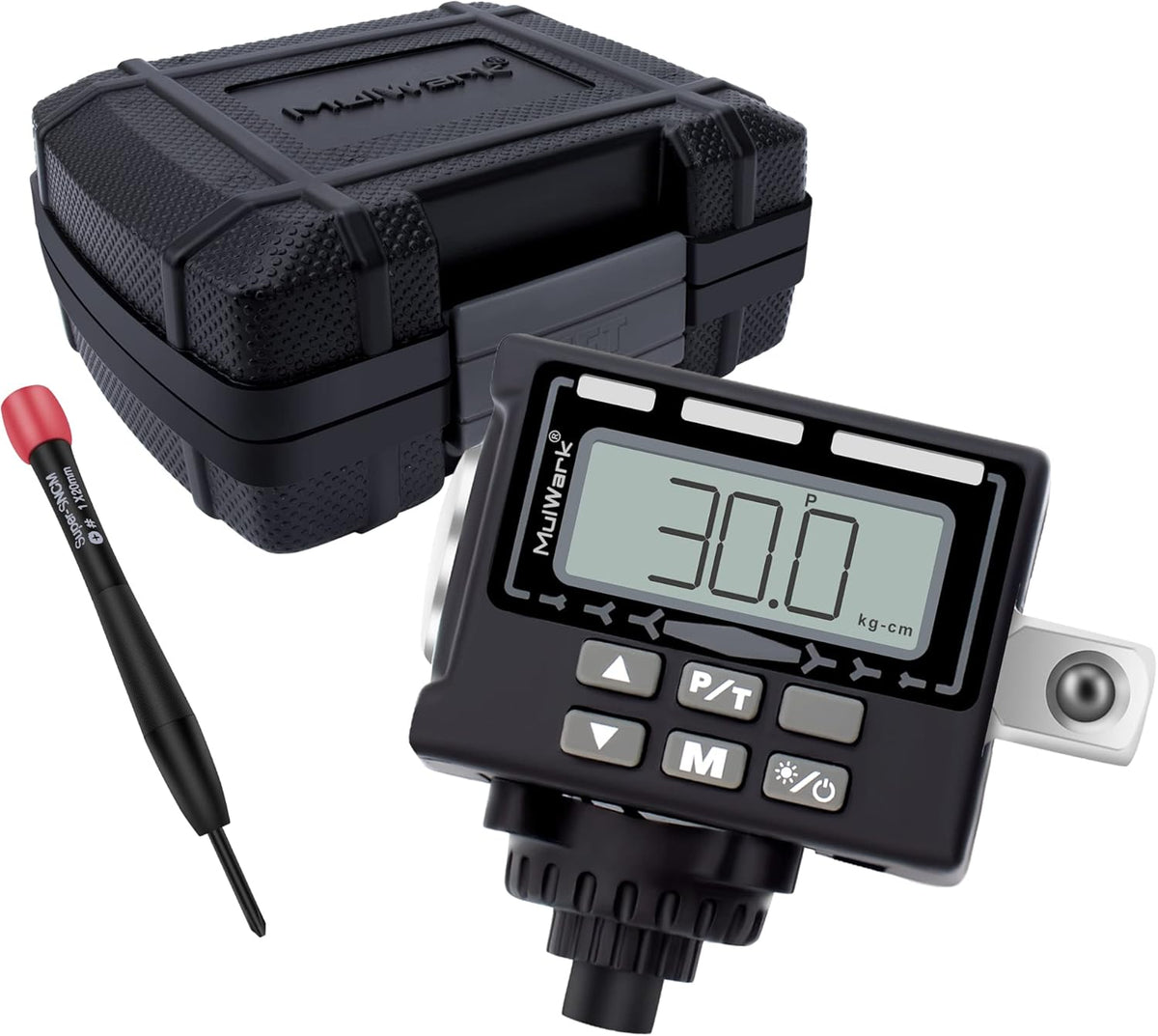 1/2" Digital Torque Adapter Converter with Tire Pressure Gauge, Pack of 2 C250