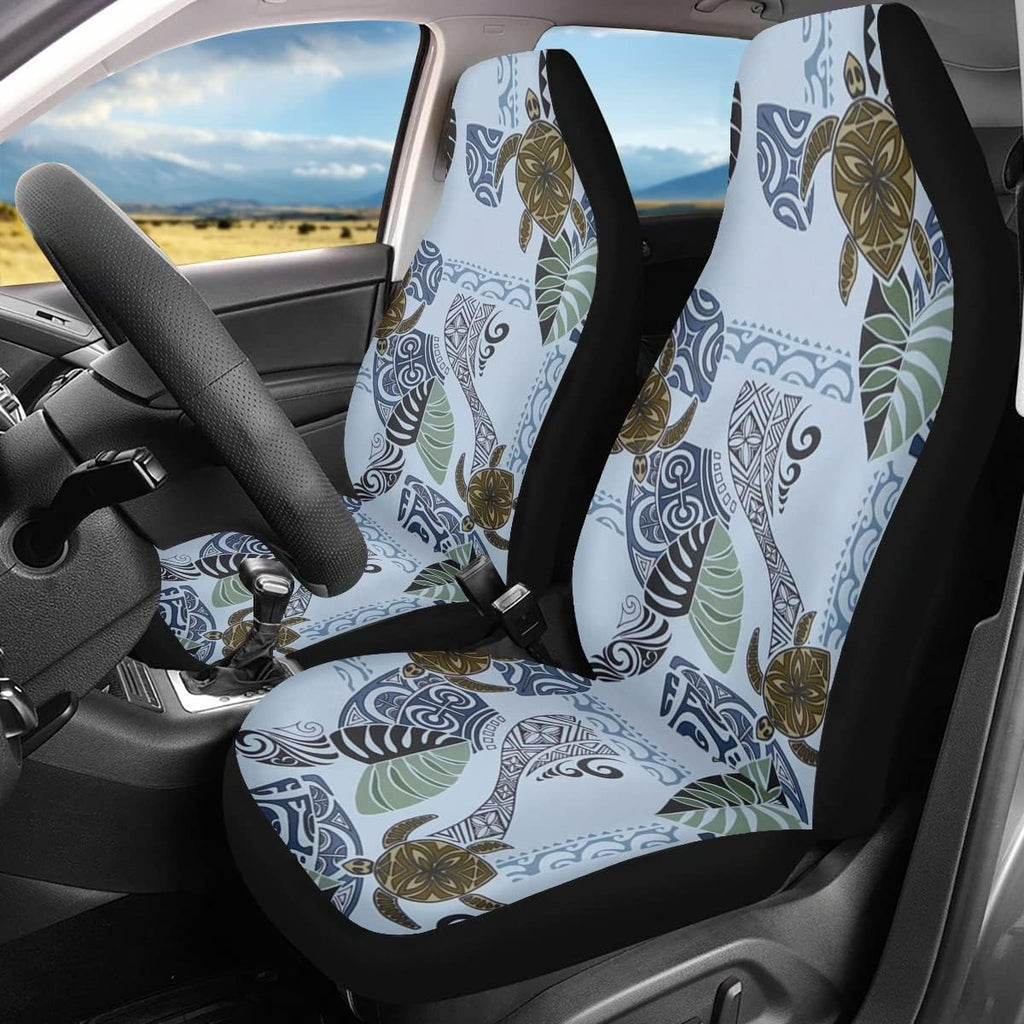 Leopard Print Car Seat Covers, Pack of 2 J166