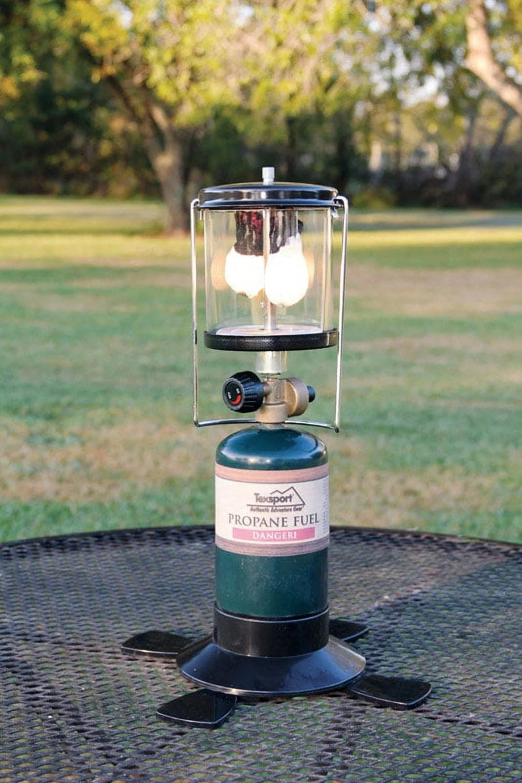 Black Double Mantle Propane Lantern X8316