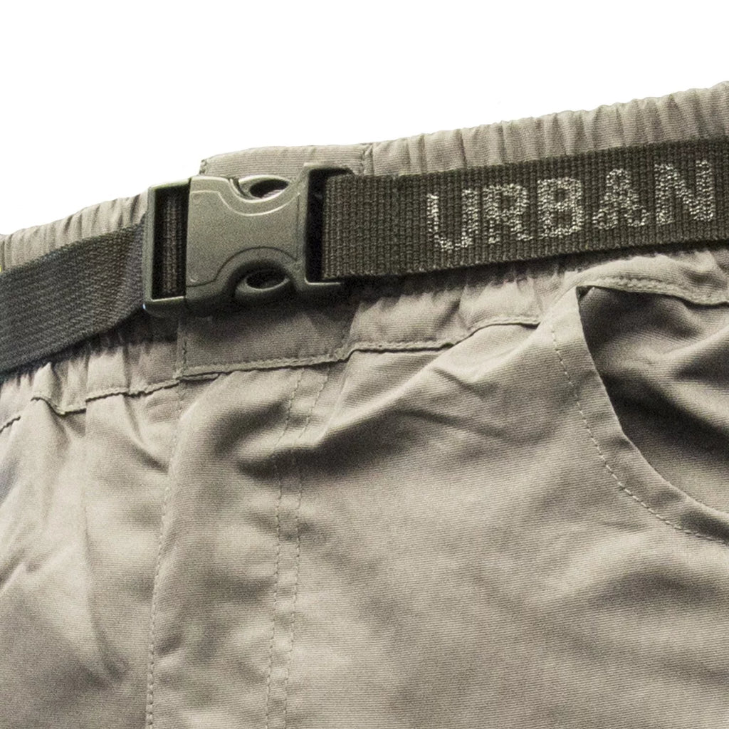 Men's Grey MTB Shorts with Padded Underliner Y727835