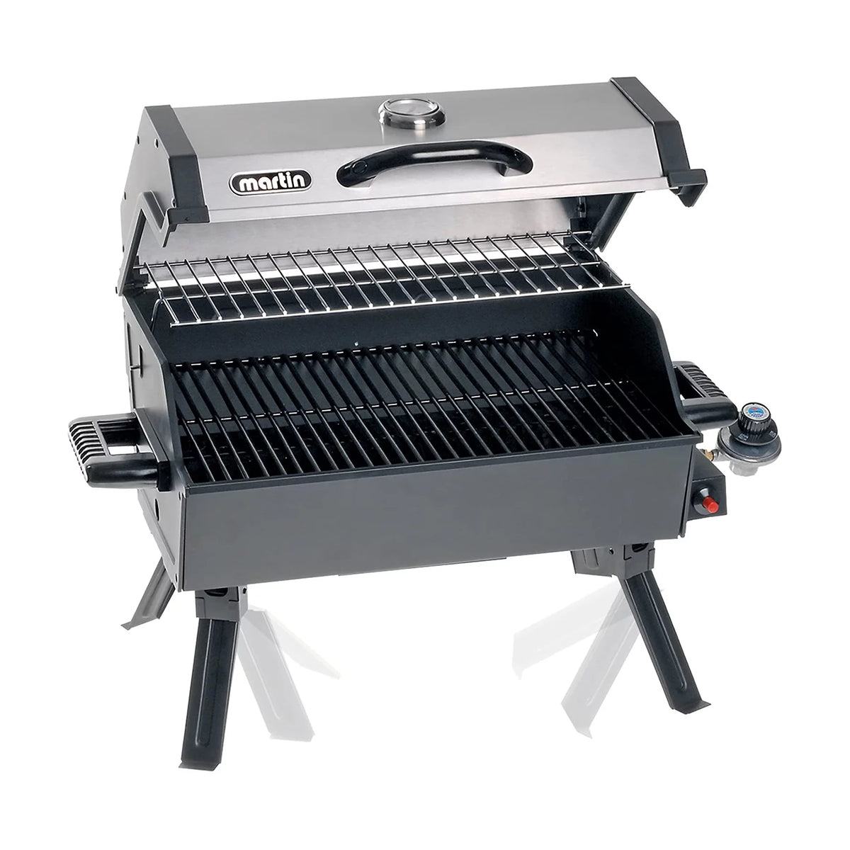 14,000 BTU Portable Propane Gas Grill with Grease Pan X539434