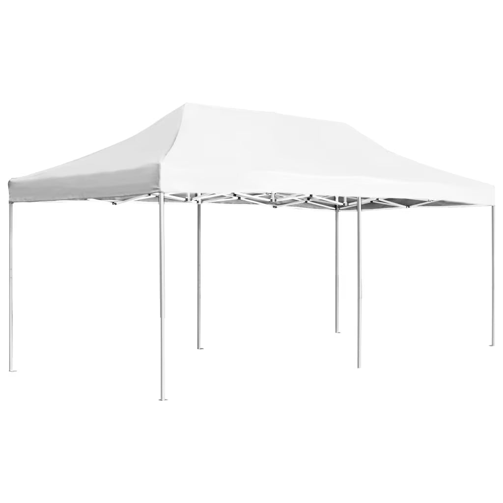 19.7'x9.8' White Aluminum Folding Party Tent X6164