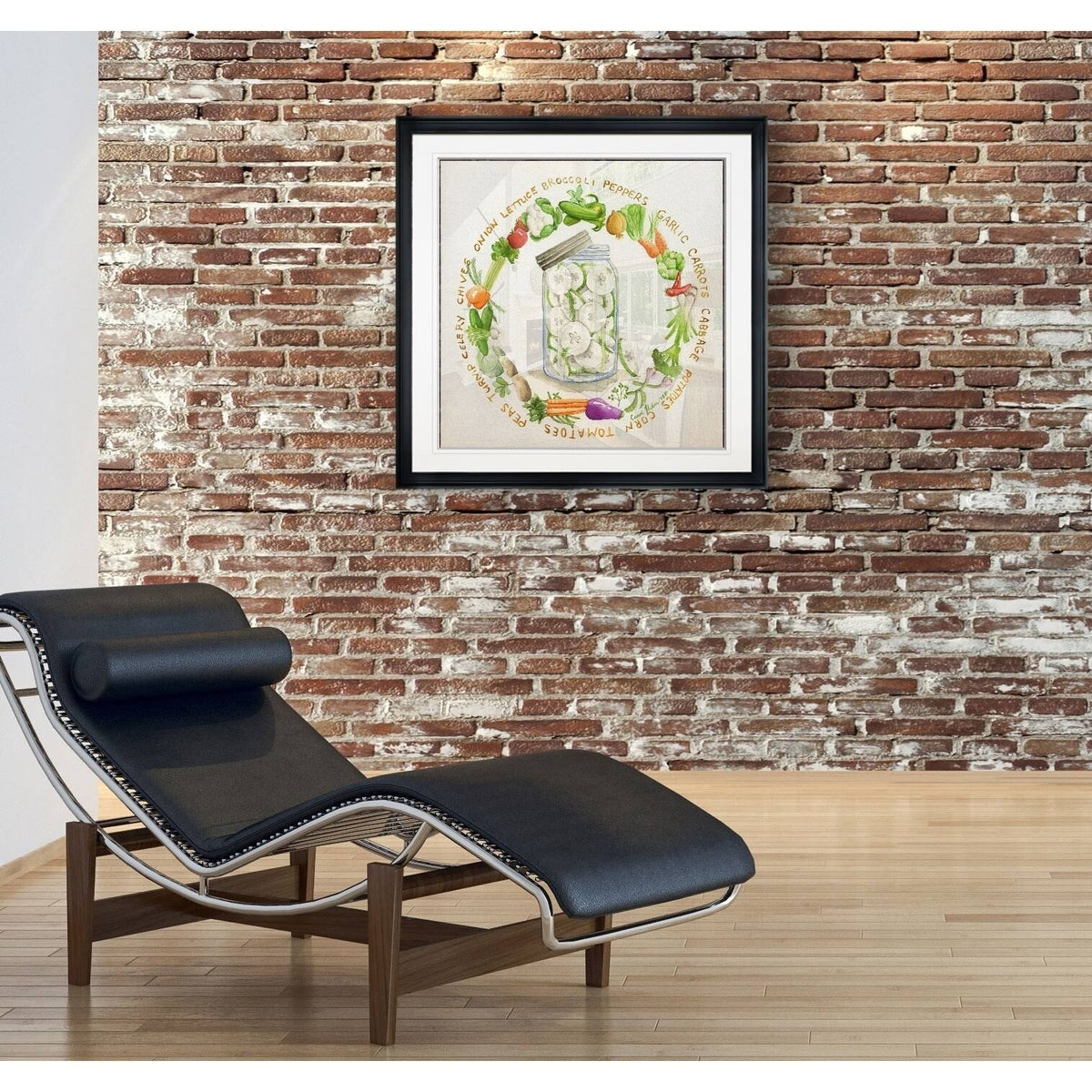 Framed Giclee Print 22X22 G4283