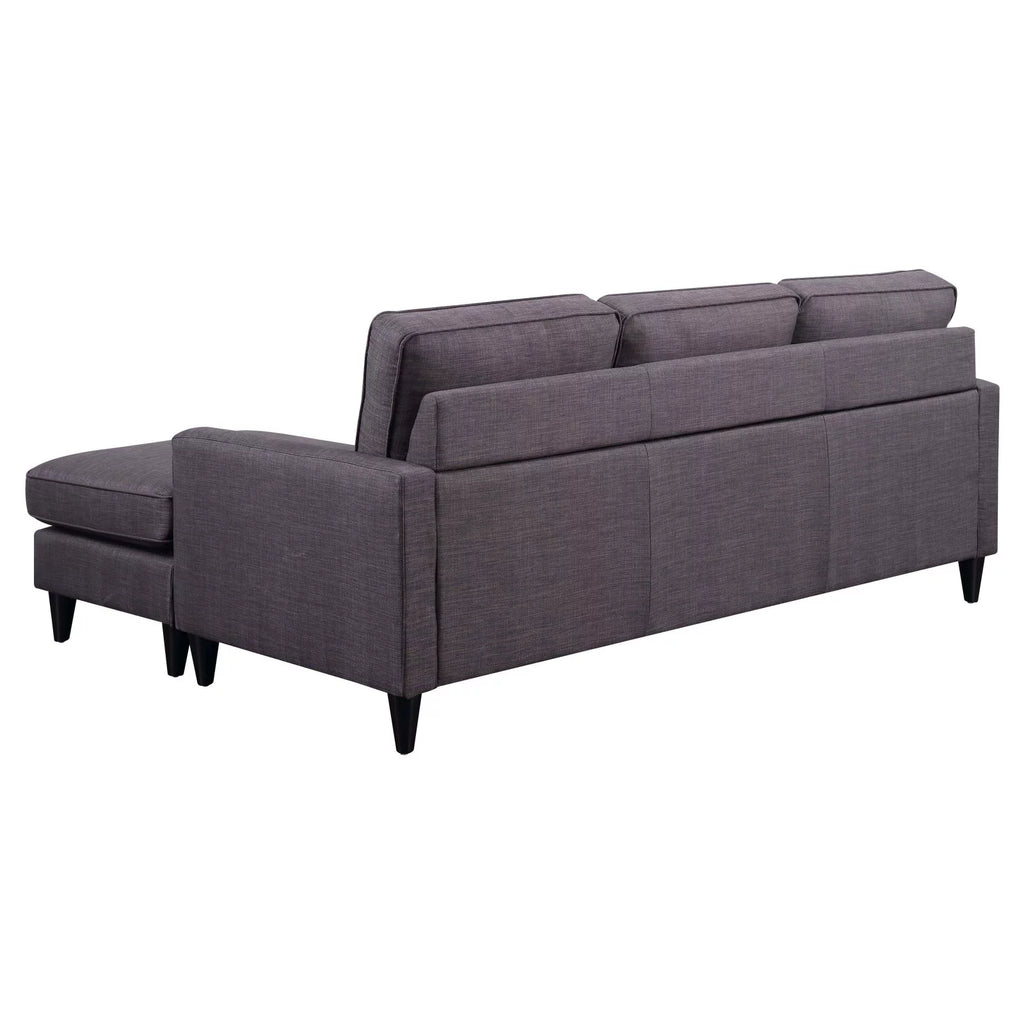 Charcoal Reversible Chaise Sectional M74011