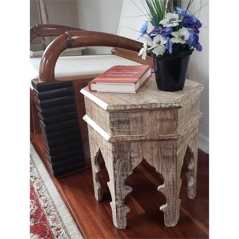 Sandy Brown Moroccan Style Side Table B871