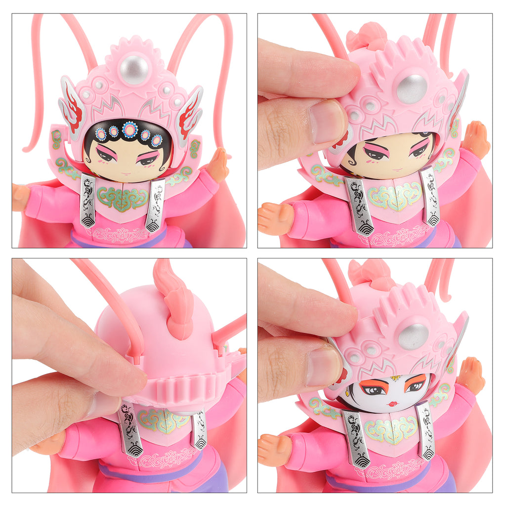 Cars Cake Decorations Sichuan Opera Face Doll Miniature Souvenir Japandi Christmas Ornaments Antique Chinese Dolls Child V492721