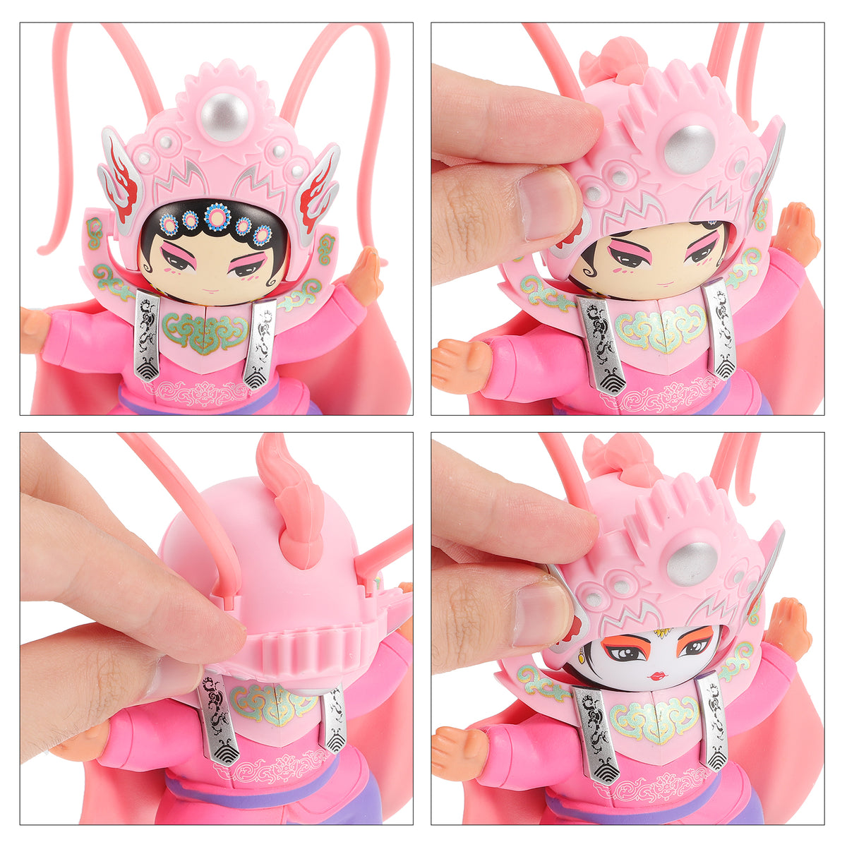 Cars Cake Decorations Sichuan Opera Face Doll Miniature Souvenir Japandi Christmas Ornaments Antique Chinese Dolls Child V492721