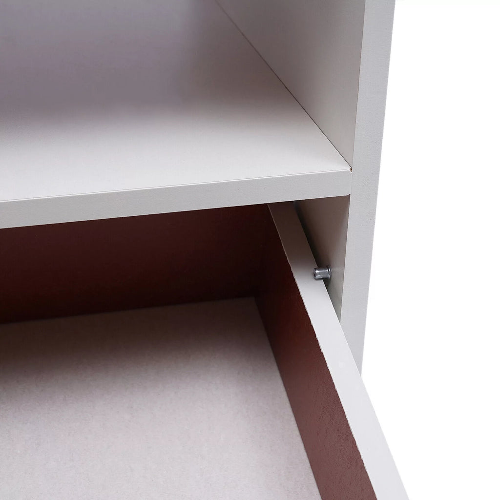 Wooden Nightstand with Drawer I975
