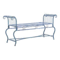 Antique White Outdoor Bench Z94927
