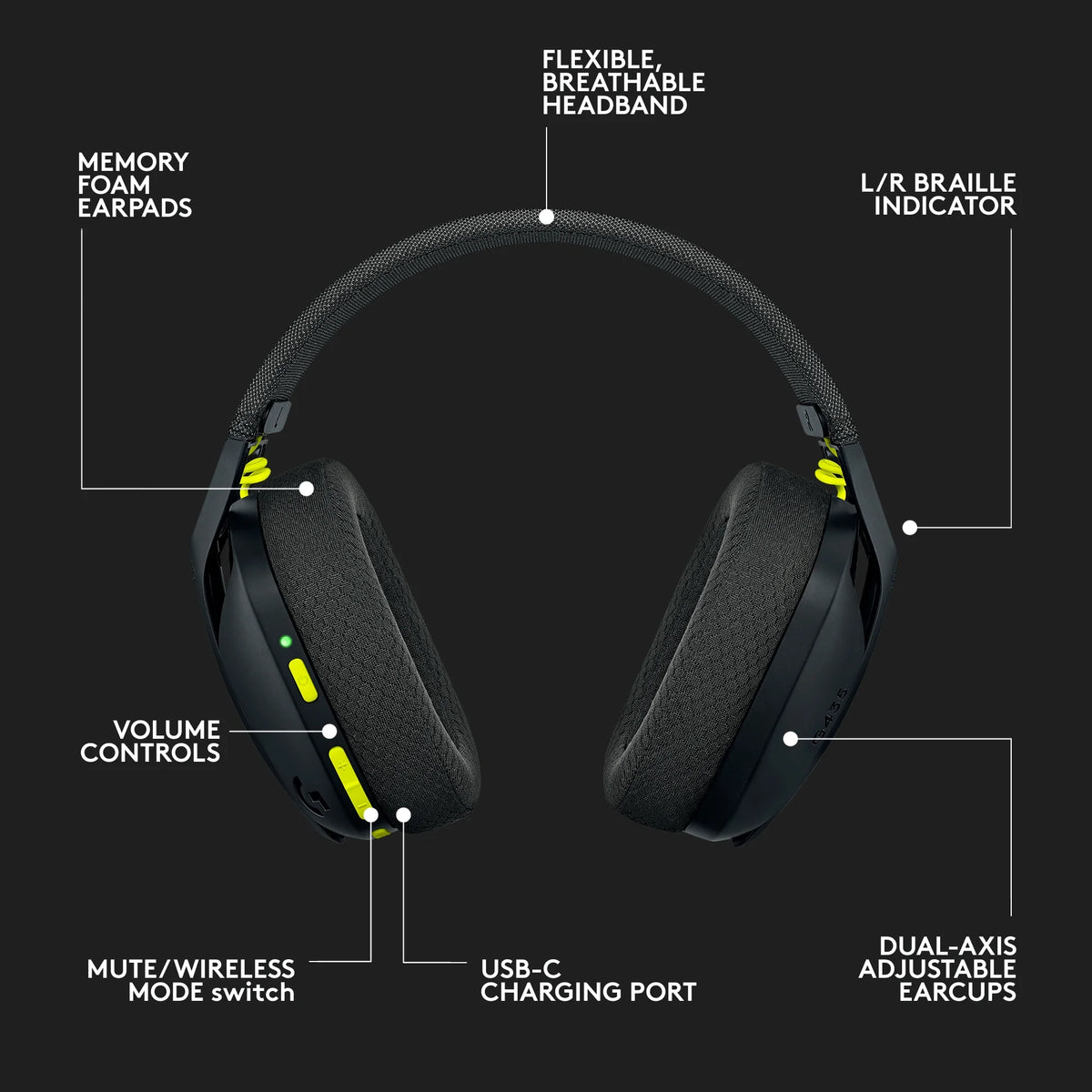 Black Wireless Gaming Headset U884596