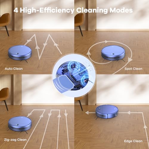 Robot Vacuum and Mop Combo, 2 in 1 Self-Charging Robotic Vacuum C81762