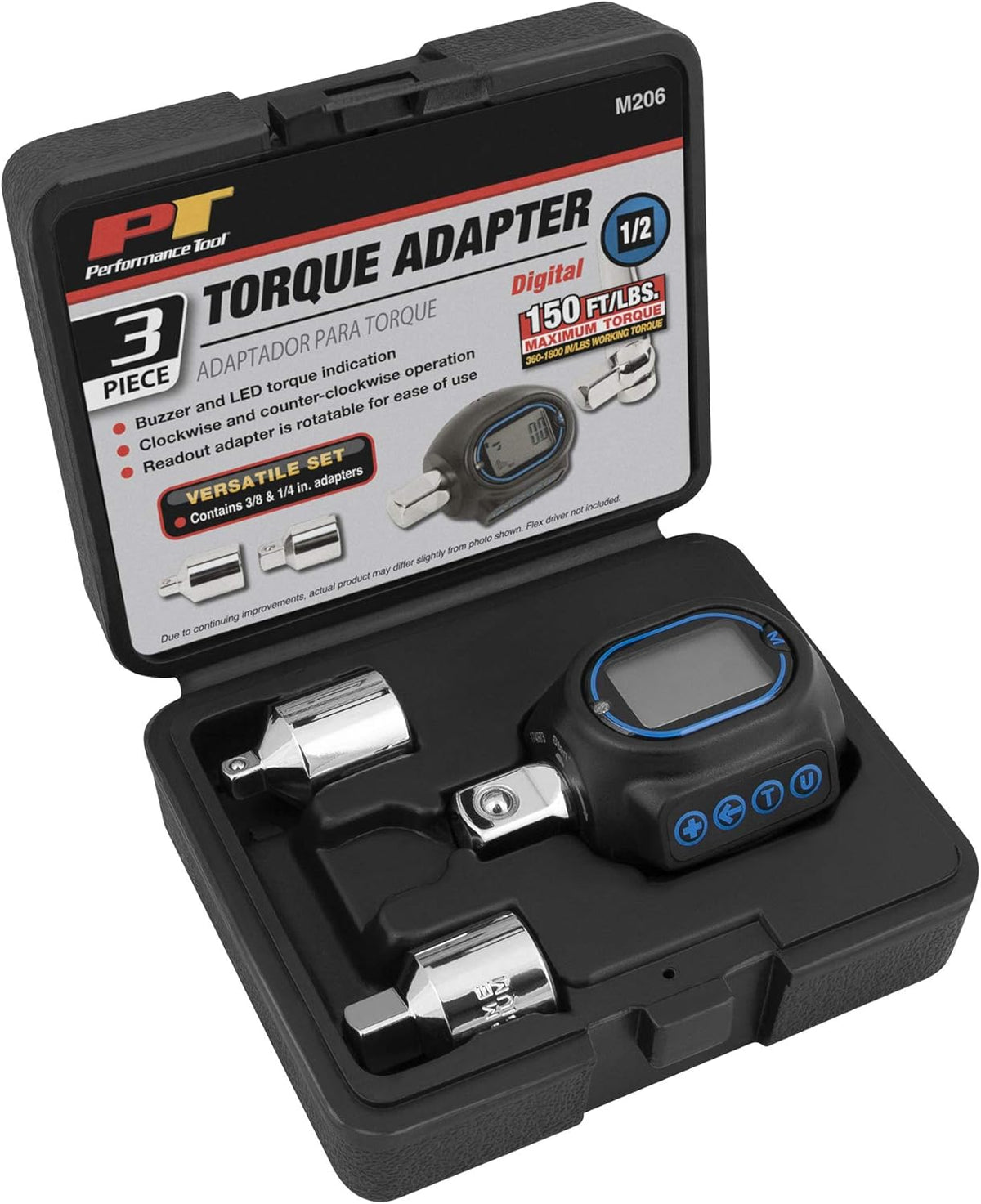 1/4-Inch Drive 250 in/lb Click Torque Wrench, Black, Pack of 2 W88641