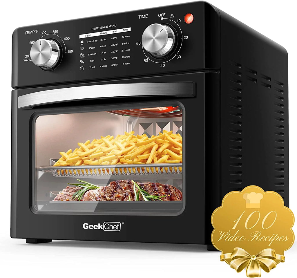 10 Quart Black Air Fryer Toaster Oven C92892