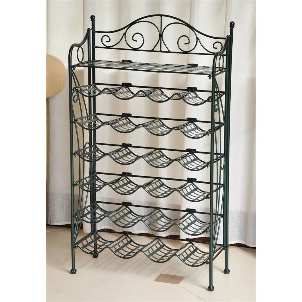 Iron 24-Bottle Wine Rack N482