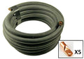 2 Gauge Black 40 Feet Battery Cable with 5 Lugs O7322