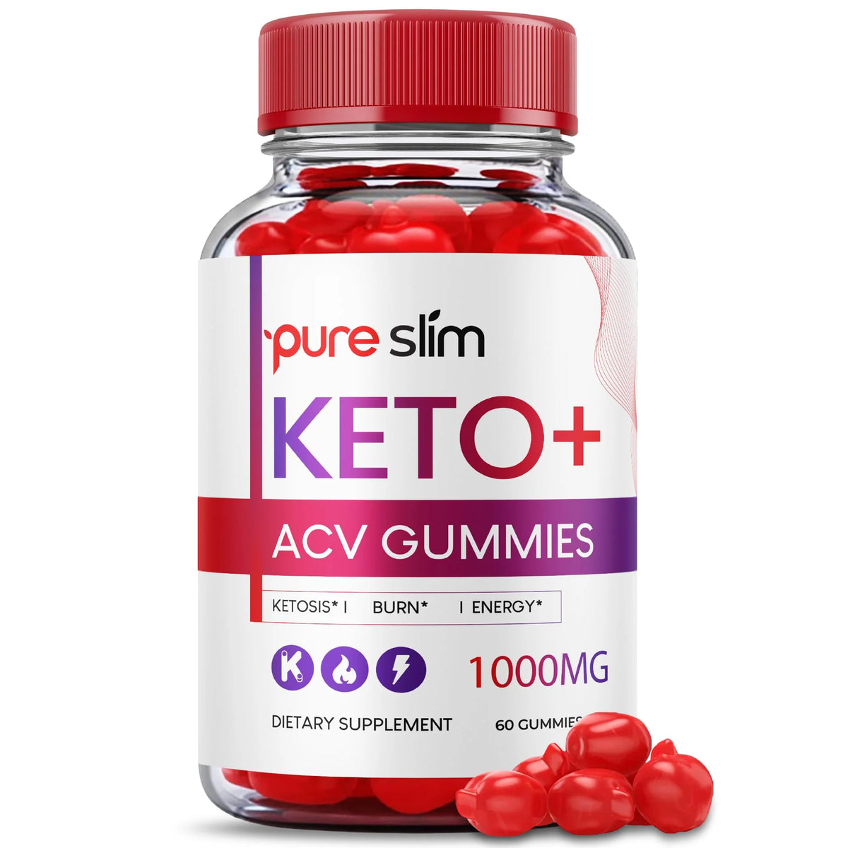 Keto ACV Gummies 500mg 60 Gummies S996