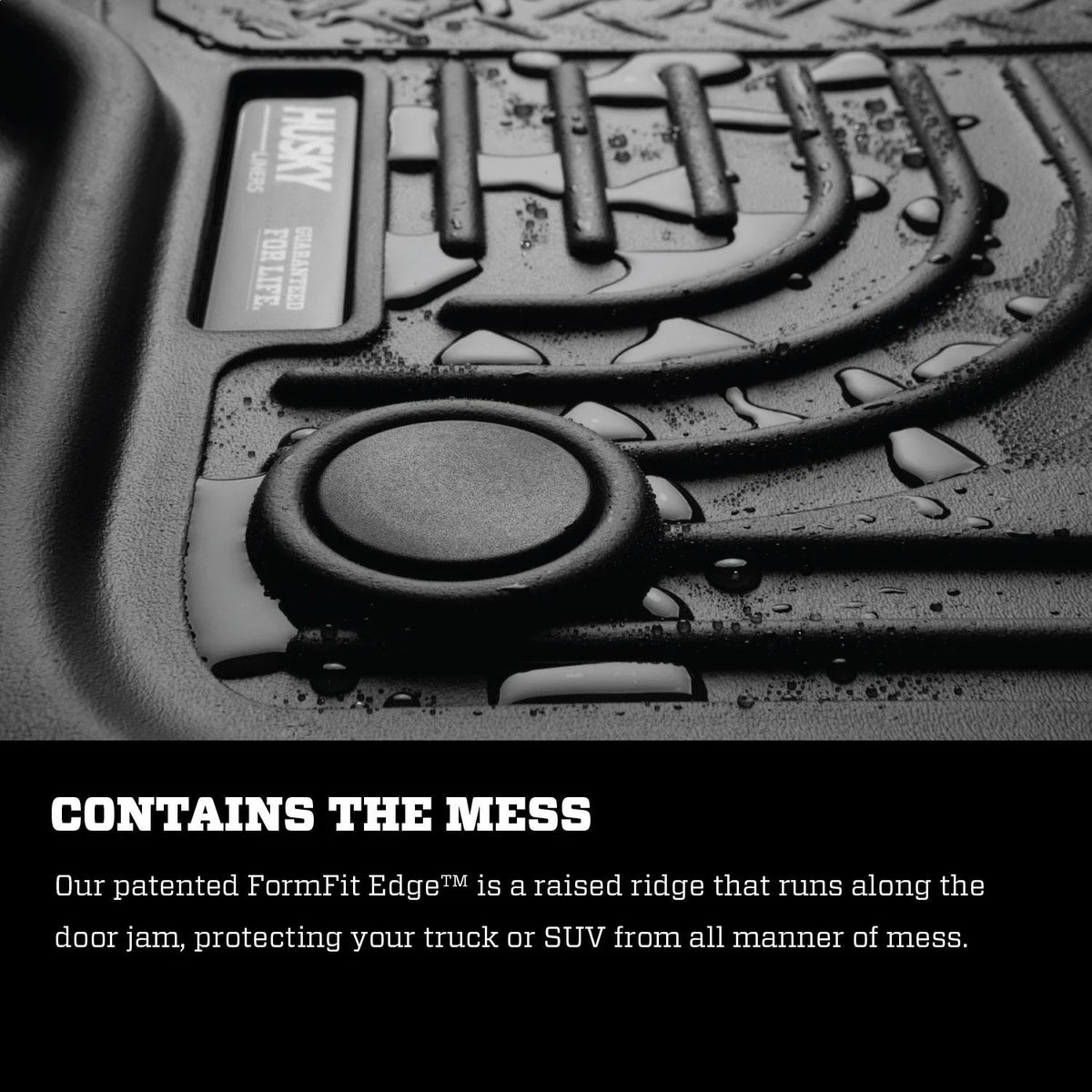 Black Front & 2nd Seat Floor Liners D7101