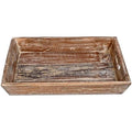 Sandy Brown Wooden Decorative Farmhouse Tray G2418